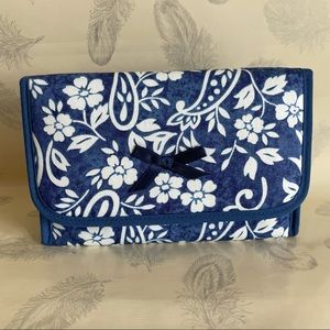 Floral makeup bag
